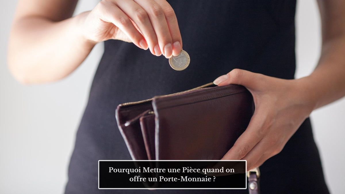 Porte-billets et pièces de monnaie en cuir faits à la main petit  portefeuille cadeaux pour elle -  France
