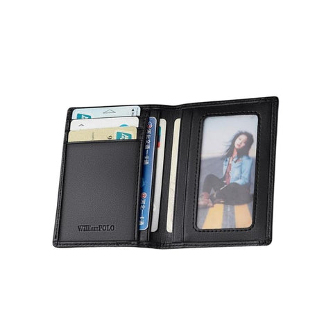 DIENQI – porte-cartes Rfid pour homme et femme, portefeuille mince